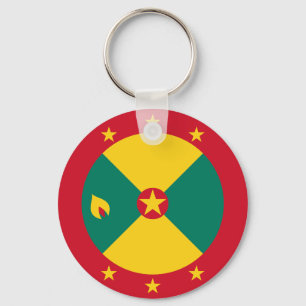 Flag of Grenada Keychain