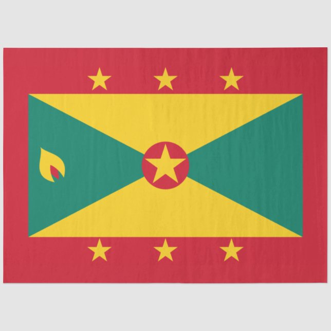 Flag of Grenada Tissue Paper (Front)