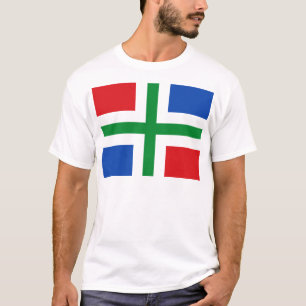 Flag of Groningen (province) T-Shirt
