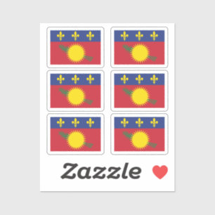 Flag of Guadeloupe Collection pack of 6