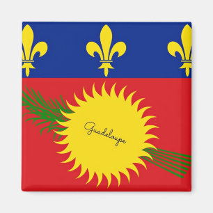 Flag of Guadeloupe Magnet