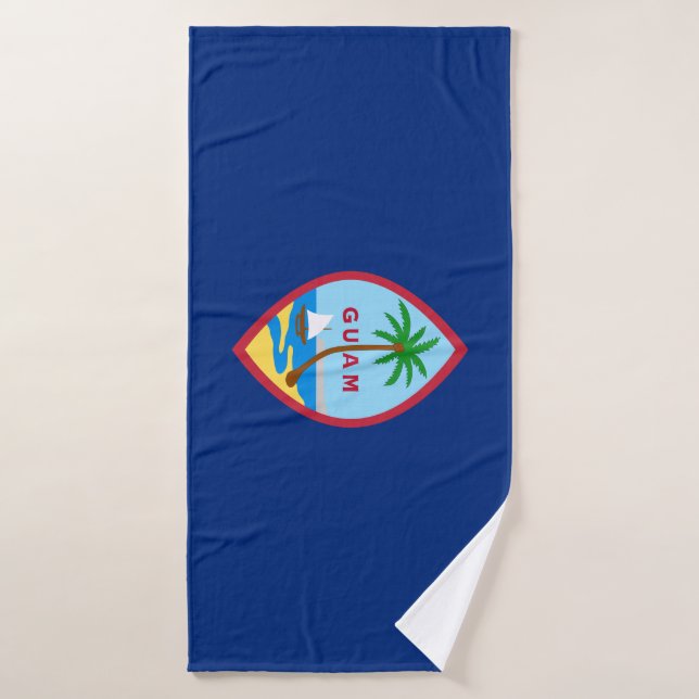 Flag of Guam Bath Towel (Bath Towel)
