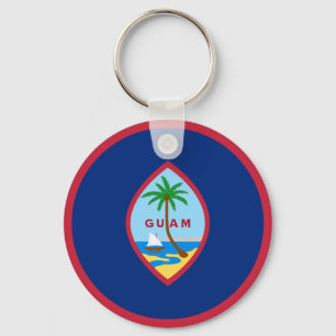 Flag of Guam Keychain