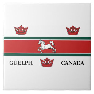 Flag of Guelph (Ontario, Canada) Tile