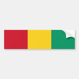 Flag of Guinea (African Country) Bumper Sticker