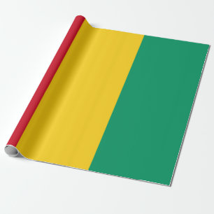 Flag of Guinea (African Country) Wrapping Paper