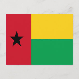 Flag of Guinea-Bissau Postcard