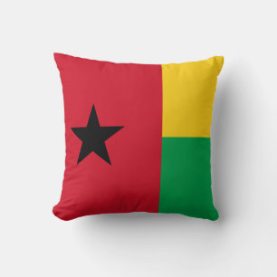 Flag of Guinea-Bissau Throw Pillow