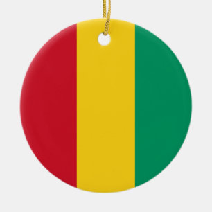 Flag of Guinea Ceramic Ornament