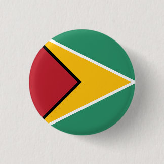 Flag of Guyana 1 Inch Round Button