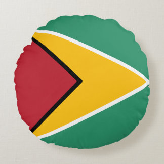 Flag of Guyana Round Pillow