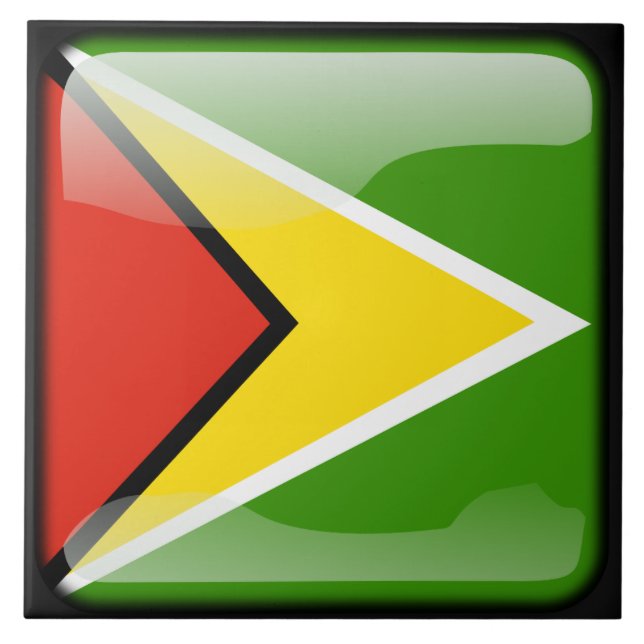 Flag of Guyana Tile (Front)