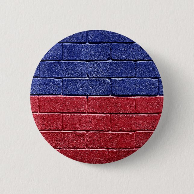 Flag of Haiti 2 Inch Round Button (Front)