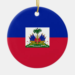 Flag of Haiti Ceramic Ornament