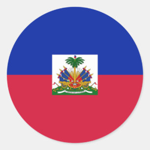 Flag of Haiti Classic Round Sticker