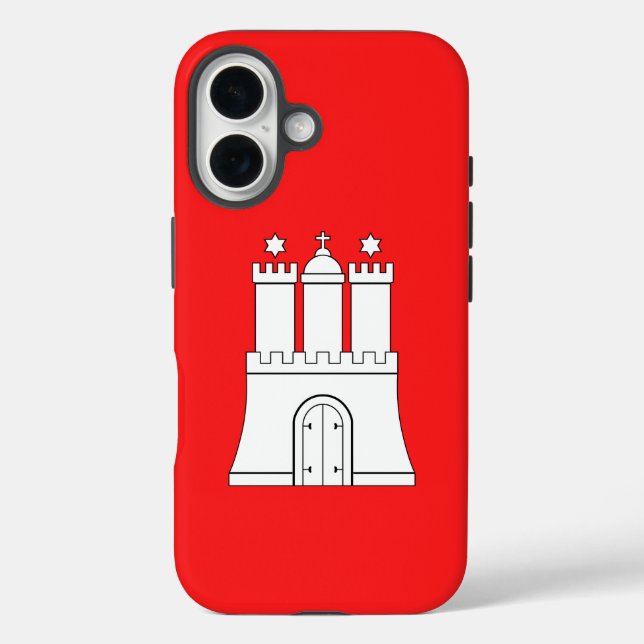 Flag of Hamburg  Case-Mate iPhone Case (Back)