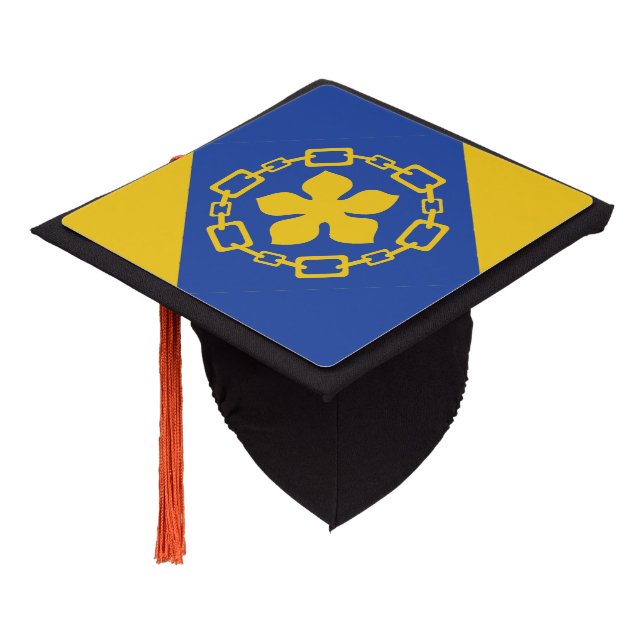Flag of Hamilton, Ontario  Graduation Cap Topper (Angled)