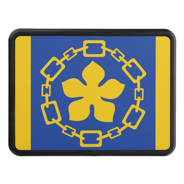 Flag of Hamilton, Ontario Hitch Cover (Front)