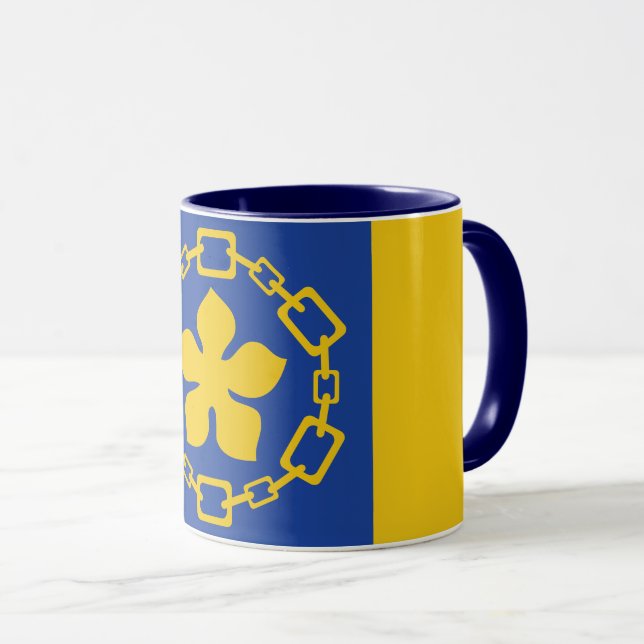 Flag of Hamilton, Ontario Mug (Front Right)