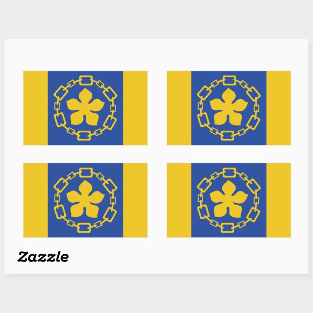 Flag of Hamilton, Ontario  Sticker (Sheet)