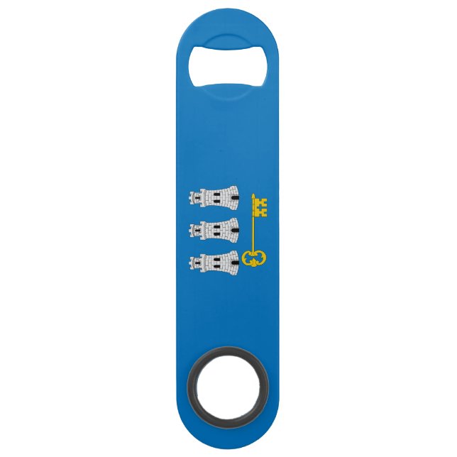 Flag of Havana, Cuba Bar Key (Front)