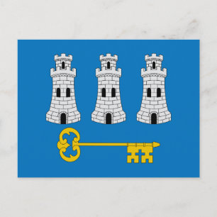Flag of Havana, Cuba Postcard