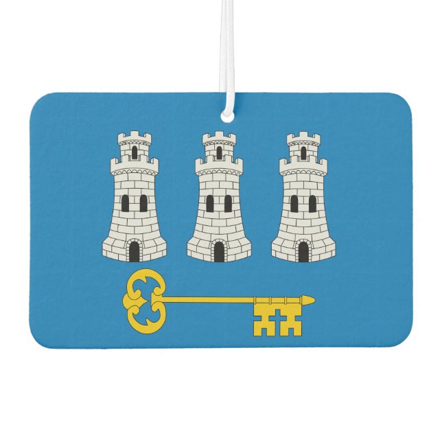 Flag of Havana, Cuba Swaddle Blanket Air Freshener (Front)