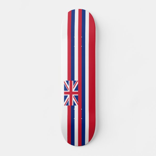 Flag of Hawaii Skateboard Deck (Front)