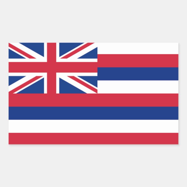 Flag of Hawaii Sticker (Front)