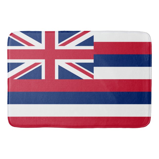 Flag of Hawaii (US State) Bath Mat (Front)