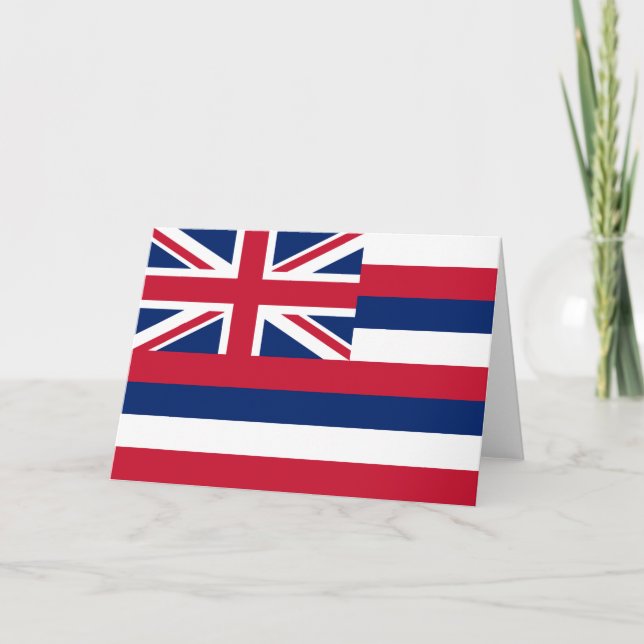 Flag of Hawaii (US State) Card (Front)