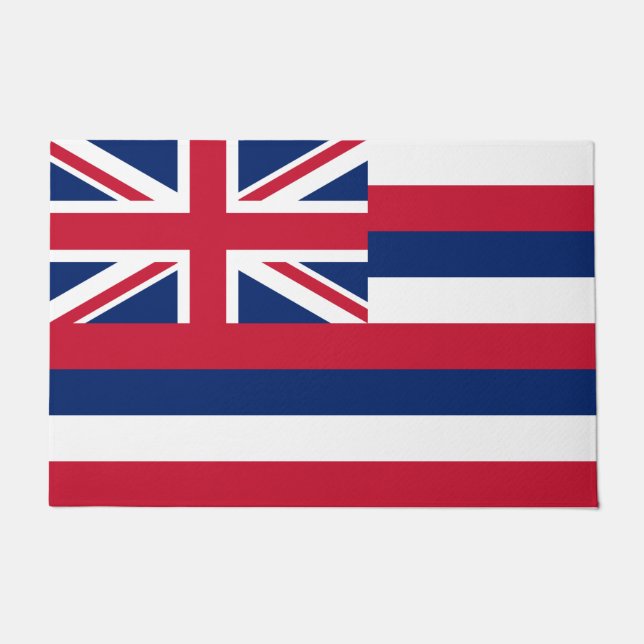 Flag of Hawaii (US State) Doormat (Front)