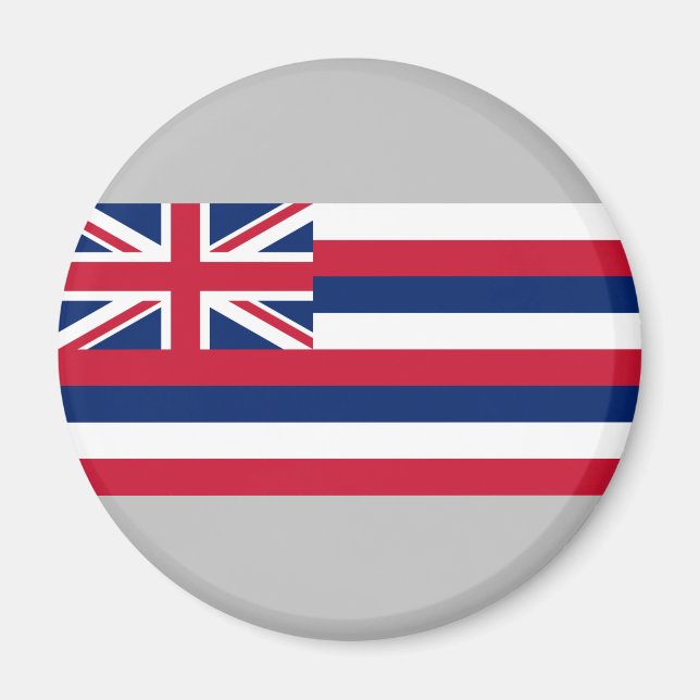 Flag of Hawaii (US State) Magnet (Front)