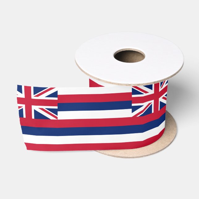 Flag of Hawaii (US State) Satin Ribbon (Spool)