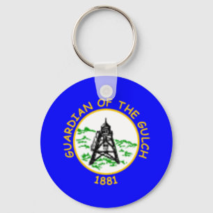 Flag of Helena, Montana Keychain