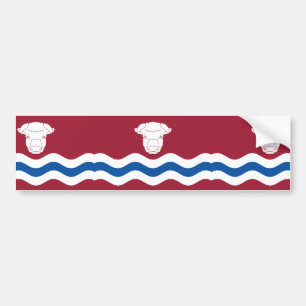 Flag of Herefordshire (UK County) Bumper Sticker