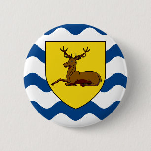 Flag of Hertfordshire 2 Inch Round Button