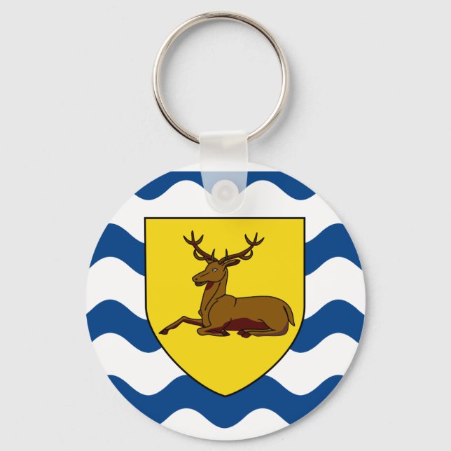 Flag of Hertfordshire Keychain (Front)