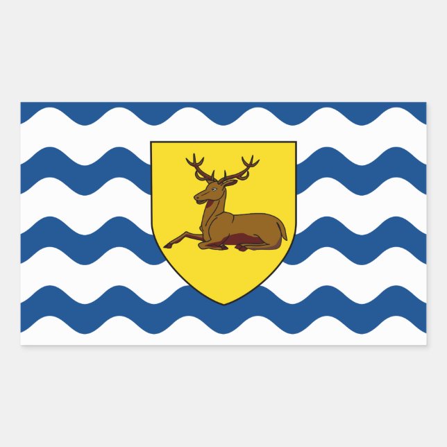 Flag of Hertfordshire Rectangular Sticker (Front)
