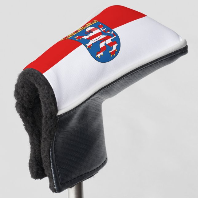 Flag of Hesse Golf Head Cover (3/4 Front)