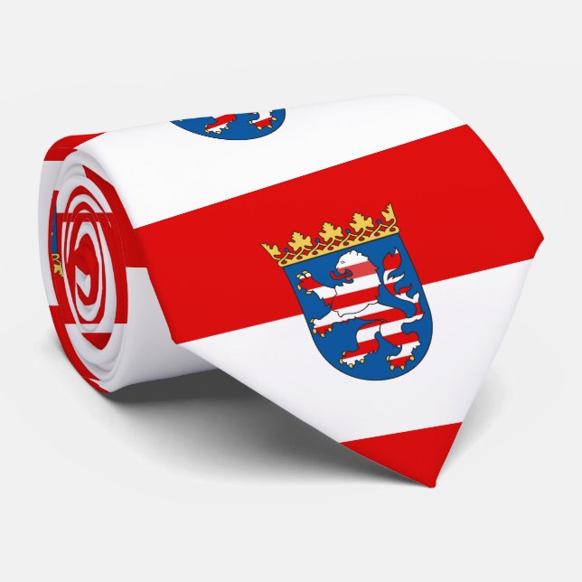 Flag of Hesse Tie (Rolled)