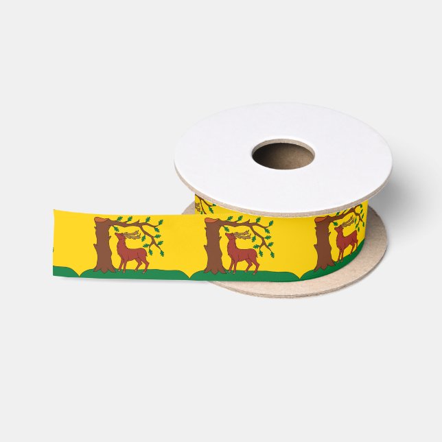 Flag of historic county of Berkshire Satin Ribbon (Spool)