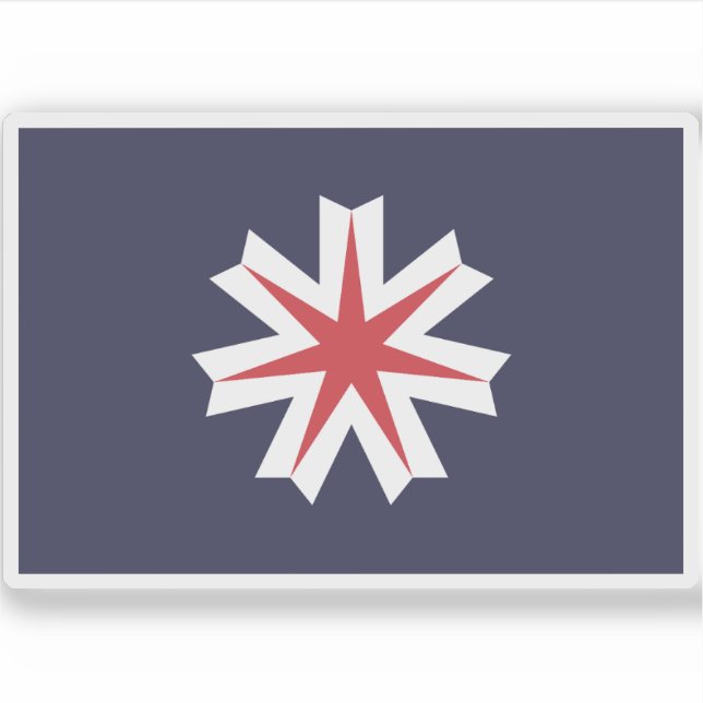 Flag of Hokkaido Prefecture, Japan (Front)