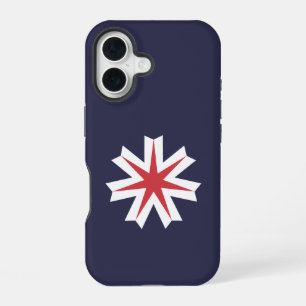 Flag of Hokkaido Prefecture, Japan iPhone 16 Case