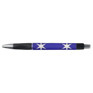 Flag of Hokkaido Prefecture, Japan Pen