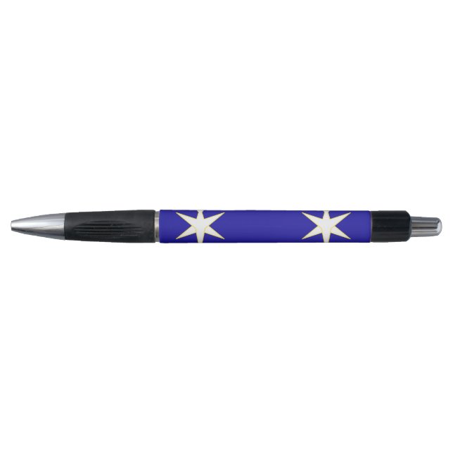 Flag of Hokkaido Prefecture, Japan Pen (Front)