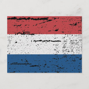 FLAG OF HOLLAND POSTCARD