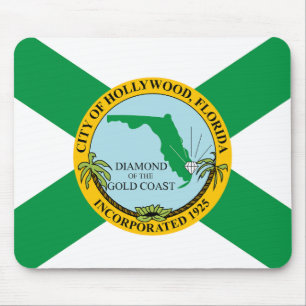 Flag of Hollywood, Florida Mouse Pad
