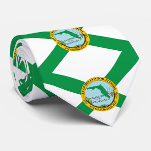 Flag of Hollywood, Florida Tie