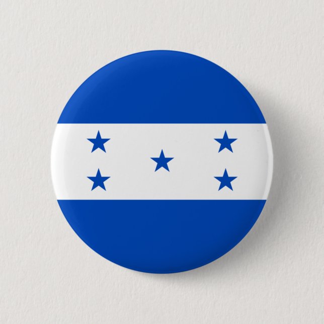 Flag of Honduras 2 Inch Round Button (Front)